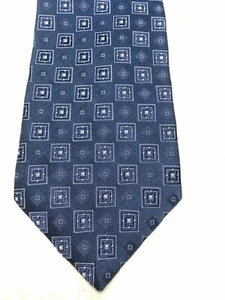 DNKY MENS TIE NAVY BLUE WITH WHITE 3.75 X 60 NWOT - Picture 1 of 4