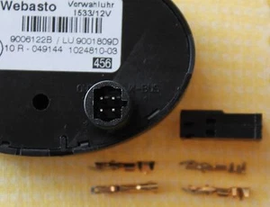 Stecker Kontakte Gehause Vorwahluhr 1530/33/Dreheregler Webasto Connektor 4polig - Picture 1 of 2