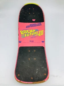 RETOUR VERS LE FUTUR Partie III 1990 Vintage Skateboard UNIVERSEL Delorean Marty Doc - Photo 1/24