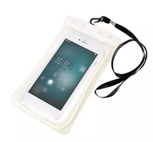 Waterproof Underwater Case Dry Pouch for Mobile Phone Glow - WHITE - Picture 1 of 9