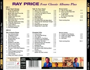RAY PRICE FOUR CLASSIC ALBUMS PLUS ...EI NEW CD - Picture 1 of 1
