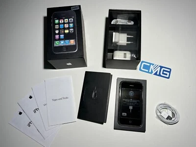 Apple iPhone 3G 3rd Gen  8 GB Schwarz  Modell 2009 neuwertiger Zustand like new - Bild 1 von 4