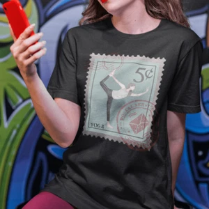 Yoga Shirt, Dancer Yoga Pose T-shirt - Picture 1 of 15