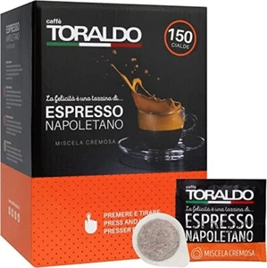 300 Cialde Cialda Caffè Toraldo Filtro Carta ESE 44 mm Miscela Cremosa - Imagen 1 de 1