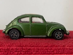 Corgi Juniors Whizzwheels VW 1300 Made in GT Britain 3396/69 Green Flower Power - Picture 1 of 14