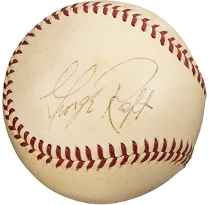 George Raft Single Signed 1935 Official National League Baseball Beckett COA - Picture 1 of 5