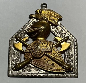 Supreme Lodge Knights of Pythias Sterling Silver Fob Fraternal Mason - Imagen 1 de 2