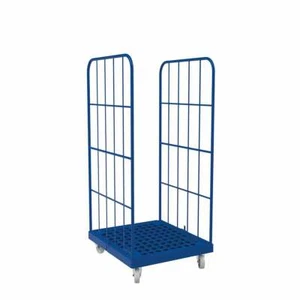 Rollbehälter Gitterwagen Kunststoff Blau - 2-seitig - Nutzhöhe 1.440 mm - 500 kg - Bild 1 von 1