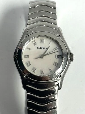 Ebel Classic Wave Stainless Steel MOP Dial 27mm Quartz Watch E9087F21 - Image 1 of 4