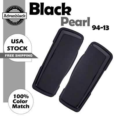 Black Pearl Saddlebag Lid Cover For Harley Touring Road Electra Glide - Image 1 of 4
