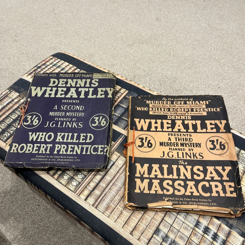 Dennis Wheatley 2nd &3rd Murder Mysteries - Image 1 of 4