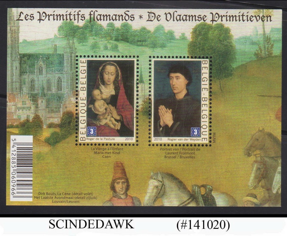 BELGIUM - 2010 FLEMISH PAINTING / ART MIN/SHT MNH - Image 1 of 1