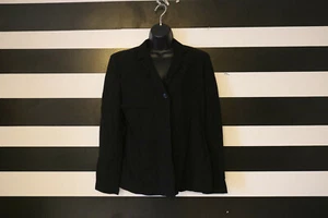 ANNE KLEIN Women's Blazer Work Jacket Black Size 6 - Picture 1 of 4