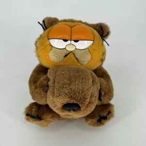 Costume vestito vintage Garfield UFS gatto peluche cartone animato striscia orso grizzly marrone - Foto 1 di 8