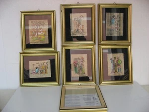 QUADRO QUADRETTO PAPIRO ORIGINALE SIRACUSA CM 17x20 ANNI '80 - Picture 1 of 3