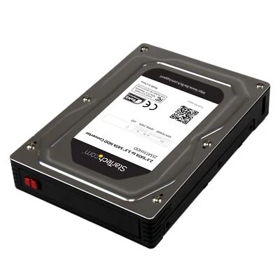 2.5" to 3.5" SATA HDD/SSD Adapter Enclosure - External Hard Drive Converter w... - Image 1 of 4