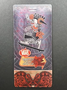 2012 Vans Warped Tour 3D Ticket - Susquehanna Bank Center - Camden NJ - Picture 1 of 2