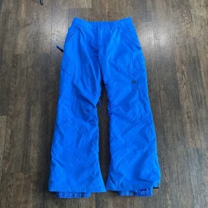 DC SHOECO Blue Snow Ski Pants Youth XL (16) Blue Snowboard 10k Waterproof Y2K - Picture 1 of 11