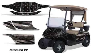 Golf Cart Graphics Decals Stickers for E-Z-GO TXT 1994-2013 Subdued V2 - Picture 1 of 2
