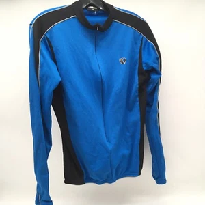 Camiseta deportiva con ultrasensor PEARL iZUMi manga larga grande azul 1/4 con cremallera - Imagen 1 de 7
