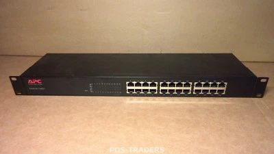 APC AP9224110 24 Port 10/100 RJ-45 Ethernet Network Netzwerk Switch RACK MOUNTS - Bild 1 von 3