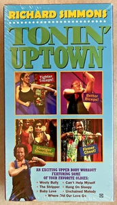 Richard Simmons Fitness Guru Tonin' Uptown New Sealed VHS '96 Upper Body Workout - Picture 1 of 9