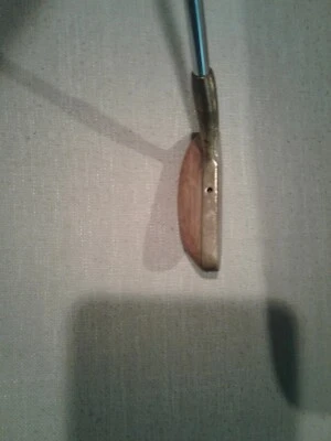 Vintage Bert Dargie 'Won-Putt' RH Putter Brass/ Wood 36" Good Grip - Image 1 of 4