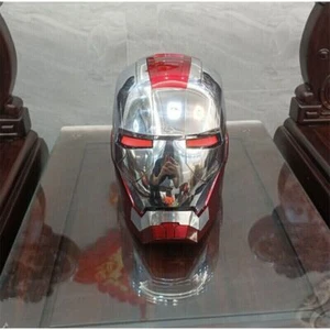 Halloween Superhero 1:1 MK5 Iron Man Open/Close Mask Helmet Voice-control Gift - Picture 1 of 11