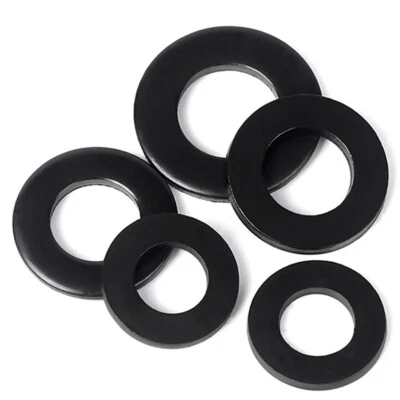 Unterlegscheibe DIN9021 klein/groß Kunststoff|schwarz|M4 M5 M6 M8-M24|U-Scheibe - Bild 1 von 4