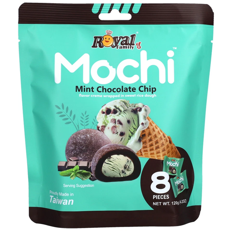 Royal Family Mochi Mint Chocolate Chip einzeln verpackt 120g - Bild 1 von 1
