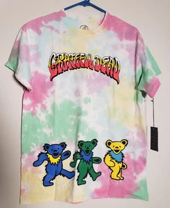 Camiseta para mujer Grateful Dead Tie-Dye Dancing Bears talla S/M - Imagen 1 de 6