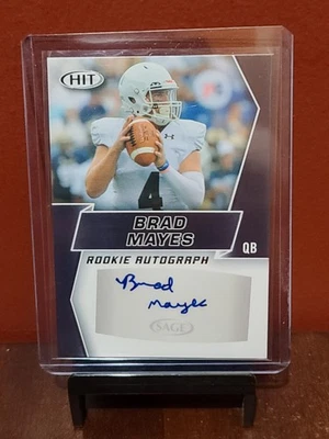 2019 Sage Hit Auto #8 Brad Mayes Black - Image 1 of 2