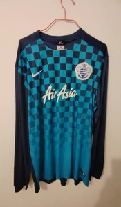 Qpr Maillot Queens Park Rangers Taille Xl Air Asia Long Sleeve Nike - Picture 1 of 9