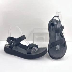 Teva Midform Universal Sandalen Damengröße 8 schwarz Klettverschluss Riemchen Wandern - Bild 1 von 11