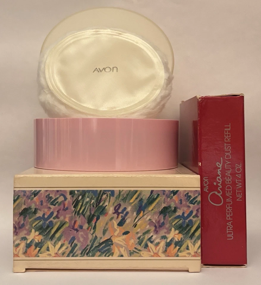 Avon Vintage Ariane + Floral Fantasía Belleza Polvo con soplo Foto 1 de 1