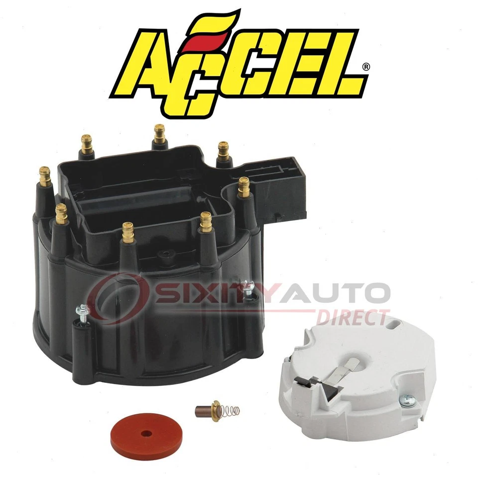 ACCEL Distributor Cap & Rotor Kit for 1975-1986 Chevrolet C10 5.0L 5.7L 6.6L ek Foto 1 de 4