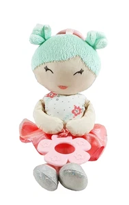 Goldbug Ballerina Rattle Teething Ring Flower Stroller/Crib Ring Stuffed Doll - Imagen 1 de 4