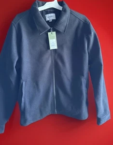 NEW Men's L Good Fellow & Co Black Harrington Bomber Jacket - Picture 1 of 6