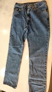 Levi's 517 Jeans Men's 32x34 Blue Bootcut Denim Red Tab Medium Wash - Picture 1 of 6