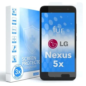 EAZY CASE 3x Szkło ochronne na wyświetlacz do LG Nexus 5X Szkło ochronne Folia Szkło hartowane - Zdjęcie 1 z 5