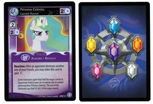 My Little Pony CCG Princess Celestia Gambit Planner #Pf11 FOIL PROMO 2014 MLP - Foto 1 di 1