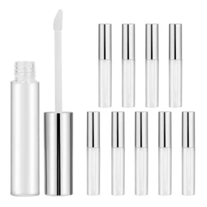 Lip Gloss Empty Tube FRCOLOR (Silver) Balm Containers Makeup Tubes - Bild 1 von 11