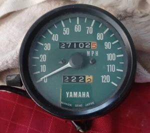 Yamaha XS400 1977 Y515-2) velocímetro velocímetro funcionando - Imagen 1 de 9