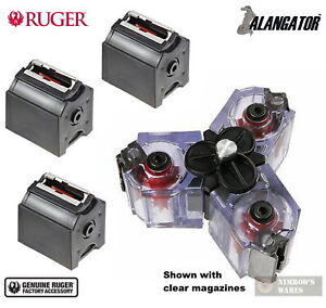 Ruger 10/22 BX-1 .22LR 10 Round MAGAZINES 3-Pk + Alangator TRIMAG Clip Connector