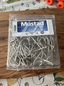 MUSTAD 3407DT DURATIN HOOK 3407-DT 100 PACK O’ Shaughnessy 12/0 Tuna Wahoo Shark - Picture 1 of 3
