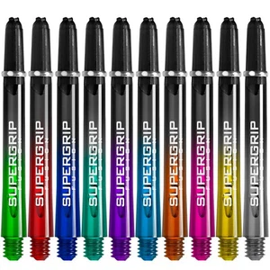5 SETS [15] Harrows Supergrip Fusion X Stems Nylon Darts Shafts with Rings - Picture 1 of 12