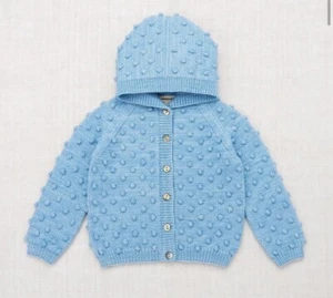 Misha And Puff Wool Faded Denim Hoodie Jacket New NWT Popcorn 5/6 - Picture 1 of 2
