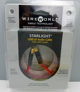 WireWorld Starlight 7 USB 3.0 digital audio 5 meter A to B - Picture 1 of 5