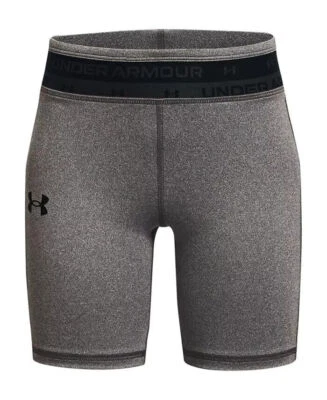Under Armour Girls Heatgear Armour Bike Shorts Gray Size XL YXL - Image 1 of 2