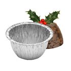 12 1lb Foil Pudding Basins Aluminium Foil Baking Dishes Christmas Pudding Bowl